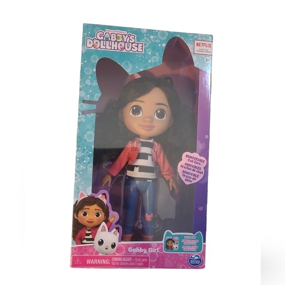 Gabby's Dollhouse 8" GABBY DOLL Action Figure w Removable CAT EARS NEW Gabbys - Picture 1 of 2